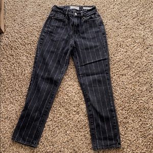 Striped pacsun mom jean sz 22